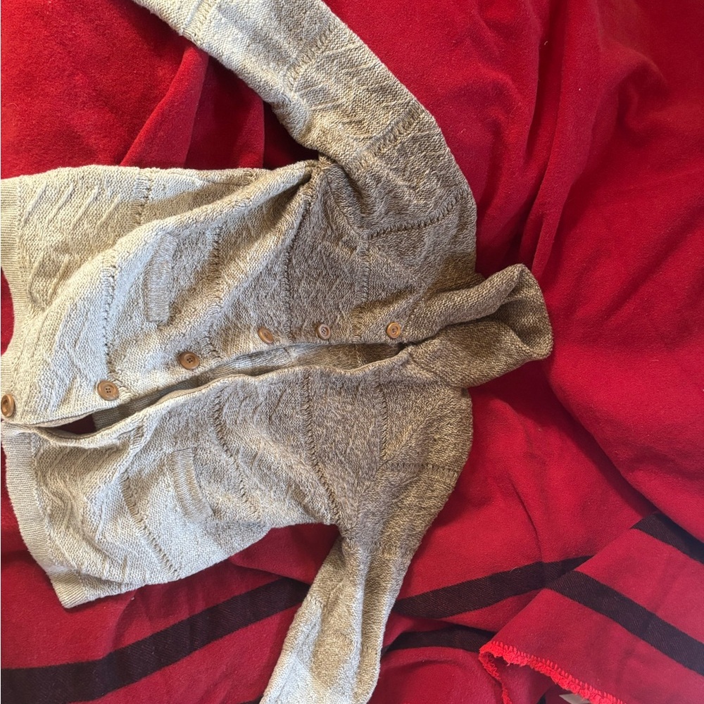 J. Crew Tan Knit Wool Sweater
